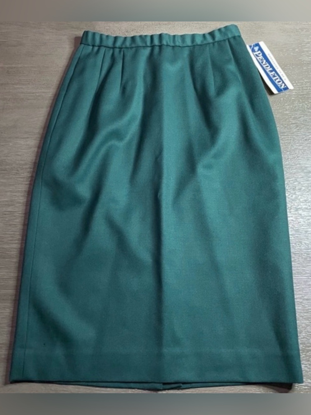 💛 NWT Vintage Pendleton Forest Green Pencil Skirt